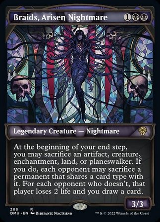 Braids, Arisen Nightmare 288 - Showcase Stained Glass