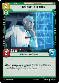 Colonel Yularen - ISB Director - Spark of Rebellion (SOR)