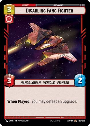 Disabling Fang Fighter - Spark of Rebellion (SOR)