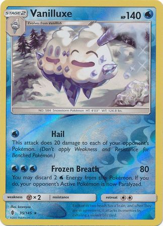 Vanilluxe - 35/145 - Rare Reverse Holo