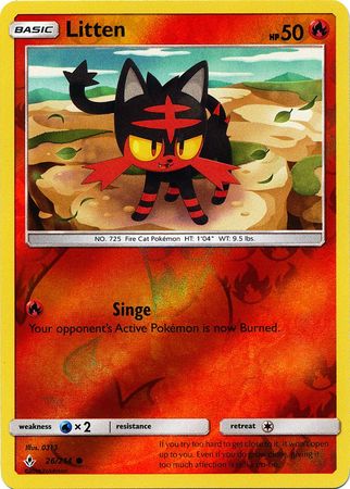 Litten - 26/214 - Common Reverse Holo