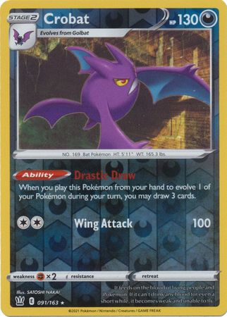 Crobat - 091/163 - Holo Rare Reverse Holo