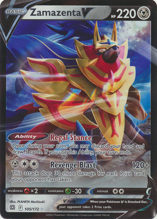 Zamazenta V - 105/172 - Ultra Rare