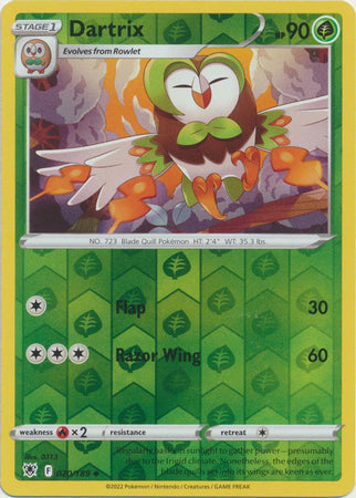 Dartrix - 020/189 - Uncommon Reverse Holo