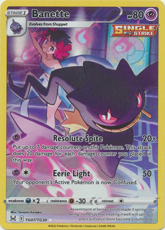 Banette - TG07/TG30 - Holo Rare