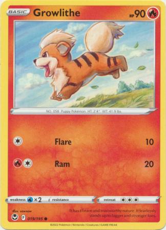 Growlithe - 019/195 - Common