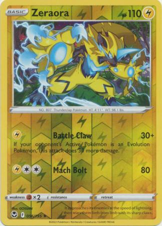 Zeraora - 056/195 - Rare Reverse Holo