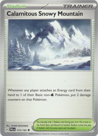 Calamitous Snowy Mountain - 174/193 - Uncommon