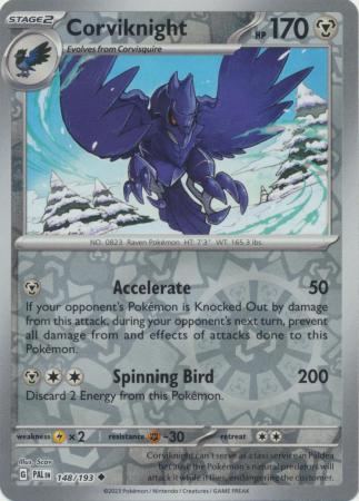 Corviknight - 148/193 - Uncommon Reverse Holo