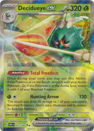 Decidueye ex - 015/197 - Ultra Rare