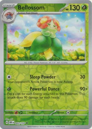 Bellossom - 003/197 - Uncommon Reverse Holo