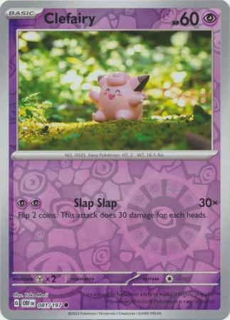 Clefairy - 081/197 - Common Reverse Holo