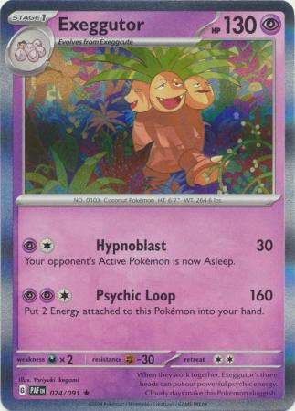 Exeggutor - 024/091 - Holo Rare