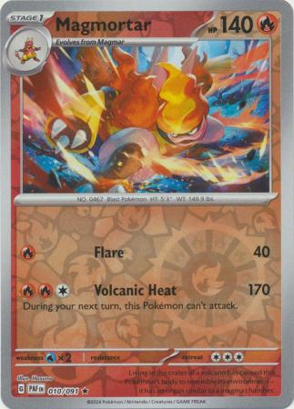 Magmortar - 010/091 - Holo Rare Reverse Holo