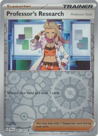 Professor's Research (Professor Sada) - 087/091 - Holo Rare Reverse Holo